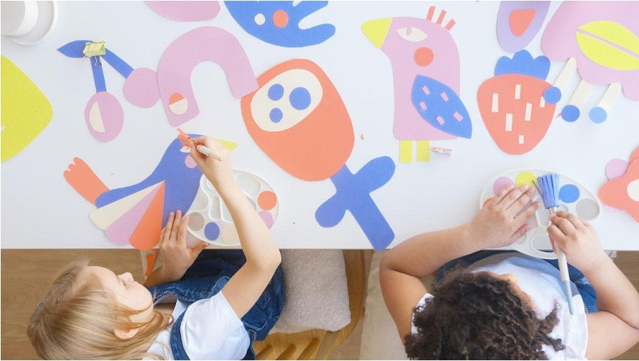 Painting on the Wall - Simple Fun for Kids