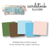 12 x 12 Coastal Bliss Cardstock Bundle