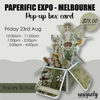 Paperific Melbourne Lesson - Friday 23 August 2024 - Tracey Schulz