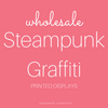 Steampunk Graffiti Printed Displays - Wholesale Only