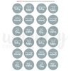 Hello Darling Aquamarine Cut-a-Part Sheet Mini