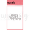 Cardmaking - Happy Birthday Die