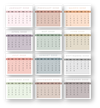 2025 Calendar Pads