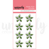 Pearl Posy Stickers - Christmas Green