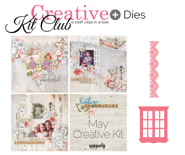 Vintage Chronicles Creative Kit + Add-On Dies - Uniquely Creative